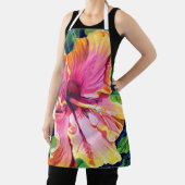 Roze Hibiscus Modern Schort (Insitu)