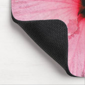 Roze Hibiscus Mousepad Muismat (Hoek)