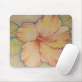 roze hibiscus muismat (Met muis)