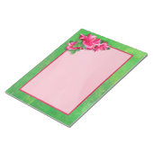 Roze Hibiscus Notitieblok (Schuin)