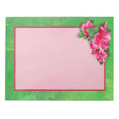Roze Hibiscus Notitieblok (Voorkant)