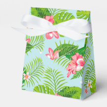Roze Hibiscus Palm Gift Box