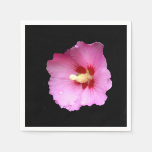 Roze Hibiscus Paper Napkins Servet