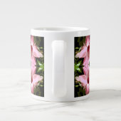 Roze Hibiscus Patroon Grote Koffiekop (Achterkant)