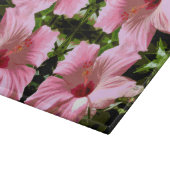 Roze Hibiscus Pattern Snijplank (Hoek)