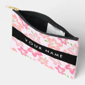 Roze Hibiscus, Roze Bloemen, Je Naam Etui (Open)