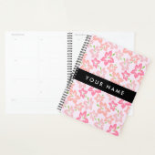 Roze Hibiscus, Roze Bloemen, Je Naam Planner (Display)