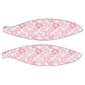 Roze hibiscus, roze bloemen, patroon van bloemen basketbal (Panelen)