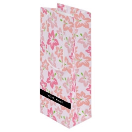 Roze Hibiscus, Roze Bloemen, Uw Naam Wijn Cadeautas