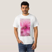 Roze Hibiscus T-shirt (Voorkant volledig)