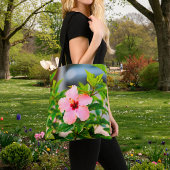 Roze Hibiscus Tassen Tas