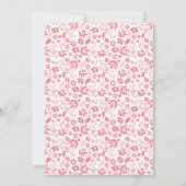 Roze Hibiscus Tropical Flowers Birthday Kaart (Achterkant)