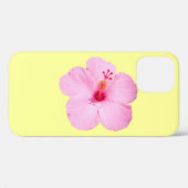 Roze Hibiscus Tropische Bloem Case-Mate iPhone Case (Achterkant (horizontaal))