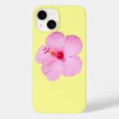 Roze Hibiscus Tropische Bloem Case-Mate iPhone Case (Achterkant)