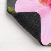 Roze Hibiscus Tropische Bloem Muismat (Hoek)