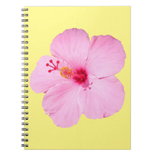 Roze Hibiscus Tropische Bloem Notitieboek