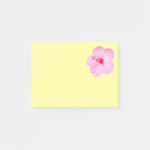 Roze Hibiscus Tropische Bloem Post-it® Notes (Voorkant)