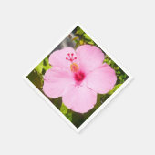 Roze Hibiscus Tropische Bloem Servetten (Hoek)