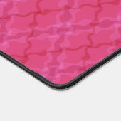 Roze Hibiscus Wavy Tartan-LGA logo in Sangria Bureaumat (Hoek)