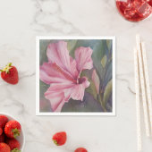 ROZE HIBISCUSBLOEM PAPIEREN SERVETTEN (Insitu)