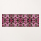 Roze Hibiscusbloem Vermenigvuldigd Abstract Yogamat (Voorkant (horizontaal))