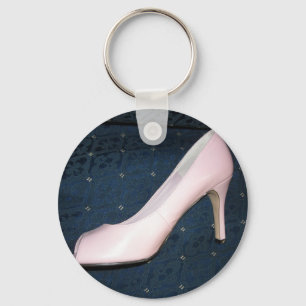 Roze hielpompen/-schoenen sleutelhanger