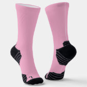 Roze High-Performance Athletic Crew Sokken (Gebogen)