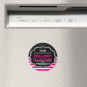 roze hillary clinton magneet (Insitu (Vaatwasser))