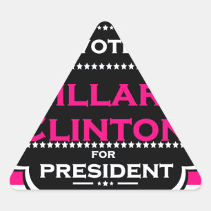 roze hillary clinton sticker