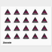 roze hillary clinton sticker (Vel)