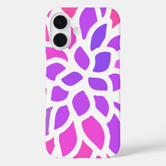 Roze Hippie Flower Retro Modern Case-Mate iPhone Case (Achterkant)