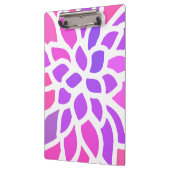 Roze Hippie Flower Retro Modern Klembord (Links)