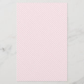Roze Hippo Mongrammed Letter H Lined Briefpapier (Achterkant)