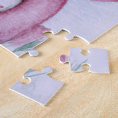 Roze Hippo Puzzle Legpuzzel (Zijkant)