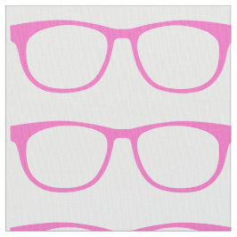 Roze hipster Geek Glasses Stof