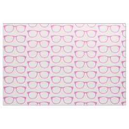 Roze hipster Geek Glasses Stof