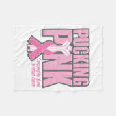 Roze (Hockey) Fleece Deken (Voorkant (Horizontaal))