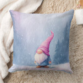 Roze Hoed Winterkabouter Kussen (Deken)
