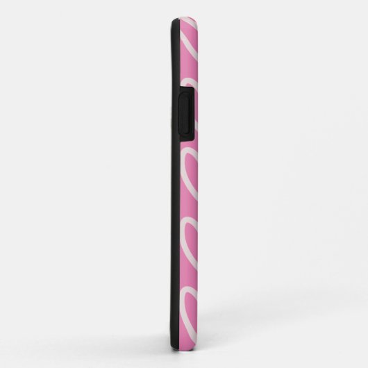 Roze Hoesje-Mate iPhone Case (Achterkant/rechts)