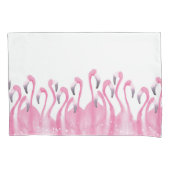 Roze hoesje van de Flamingkussen Kussensloop (Voorkant)