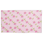 Roze Hoesjes van Floral Kussensloop (Voorkant-Links)