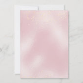 Roze Hoge Hak Stilettos Glitter 40e Verjaardag Kaart (Achterkant)