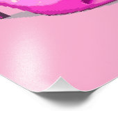 Roze hoge hakken 64-bits pixelartstijl foto afdruk (Hoek)