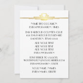 Roze hoge hakken kanker bewustzijn uitnodiging (Achterkant)