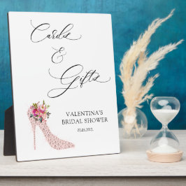 Roze Hoge Hakken Vrijgezellenfeest Kaarten en Gesc Fotoplaat