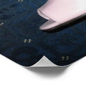 Roze hoge hiel-schoenen poster (Hoek)