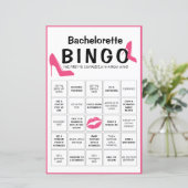 Roze hoge niveaus | Bingo Game |  (Staand voorkant)