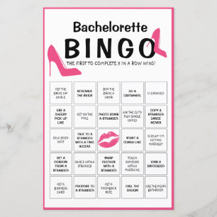 Roze hoge niveaus   Bingo Game