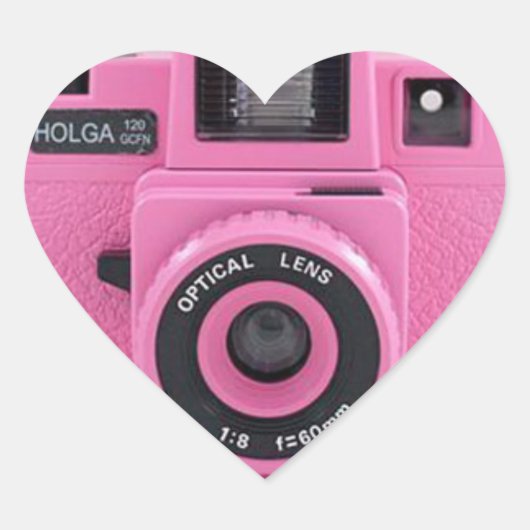 Roze Holga Sticker (Voorkant)