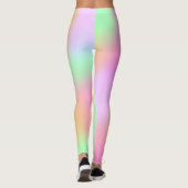 Roze holografische regenboogLeggings Leggings (Achterkant)